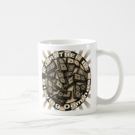 Tasse Rather Play Dominoes (Droite)