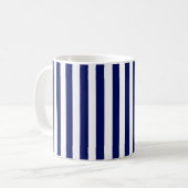 Tasse rayée de bleu marine (Devant gauche)
