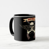 Tasse rebelle de crâne (Devant gauche)