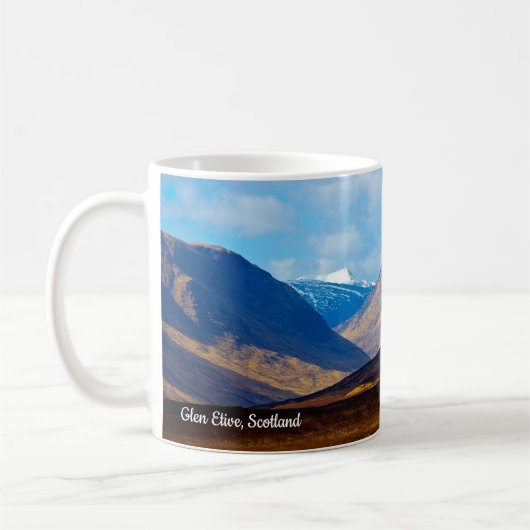 Tasse regardant vers Glen Etive, Écosse (Gauche)