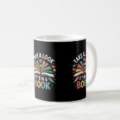 Tasse Regarde C'est dans un livre (Devant droit)