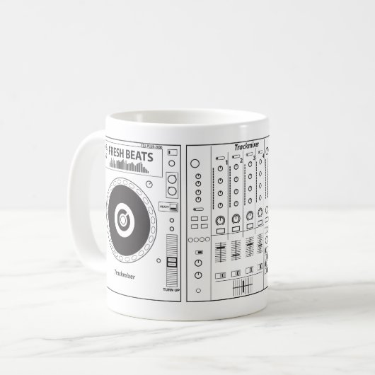 Tasse réglée d'EDM (Devant gauche)