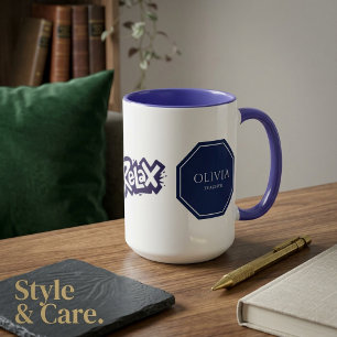 Tasse Relax Combo personnalisée avec nom et titre