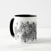 Tasse religieuse de foi et de croix (Devant gauche)