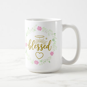 Tasse Remerciant Grateful Bénis – Inspiration Posi