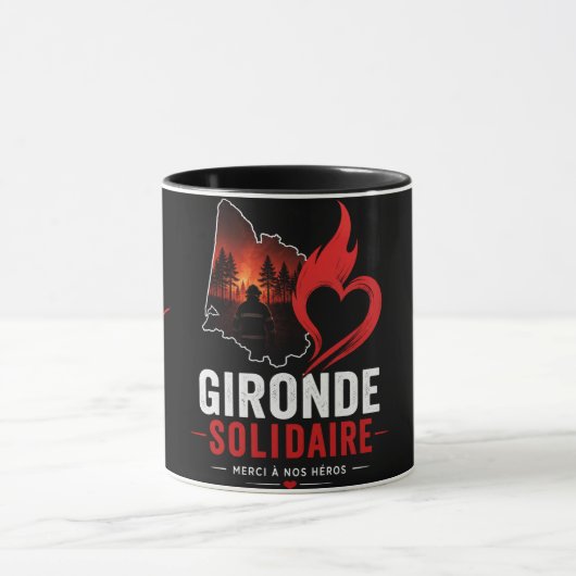 Tasse rendant hommage aux Pompiers (Centre)