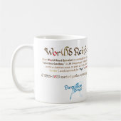 Tasse Renne Mot Monde (Gauche)