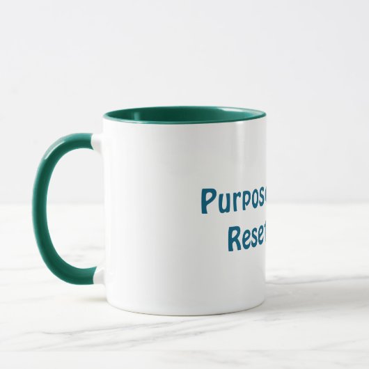 Tasse Renouvelé, Réinitialisé à Zéro (Gauche)