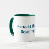 Tasse Renouvelé, Réinitialisé à Zéro (Devant gauche)