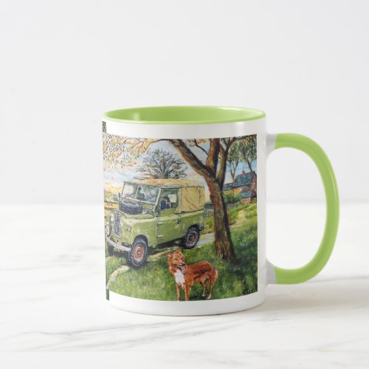 Tasse répétée de sonnerie de conception de "FERME" (Droite)