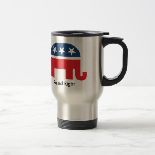 Tasse républicaine drôle droite augmentée de