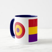 Tasse républicaine espagnole de l'Armée de l'Air (Devant gauche)