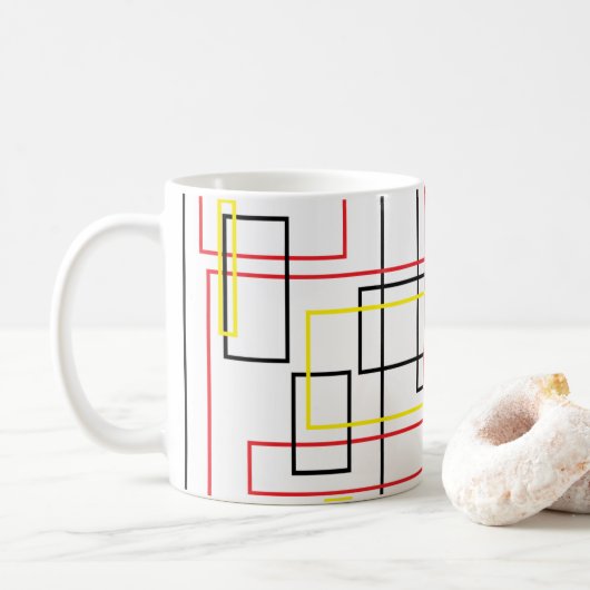 Tasse réseau Lignes (Avec donut)