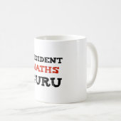 Tasse résidente de nouveauté de Guru de maths (Devant droit)