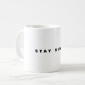 Tasse Restez Simple | Citation Minimale (Devant gauche)