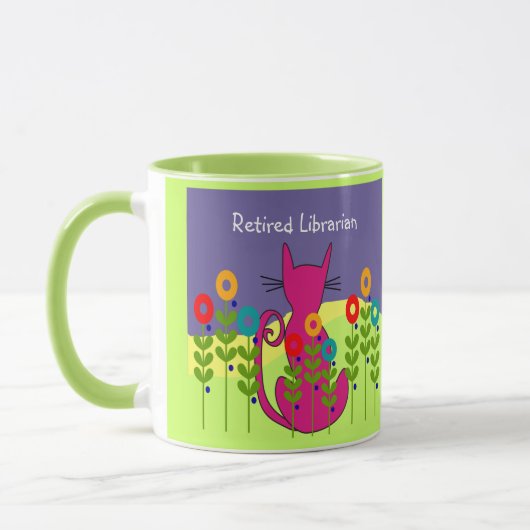 Tasse retirée de chat de bibliothécaire (Gauche)