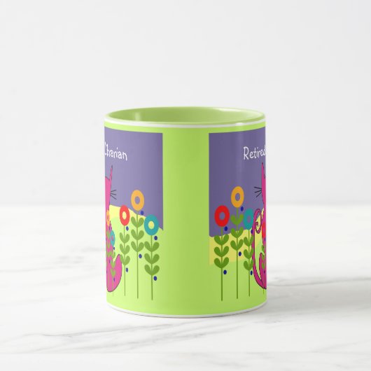 Tasse retirée de chat de bibliothécaire (Centre)