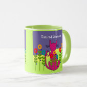 Tasse retirée de chat de bibliothécaire (Devant droit)