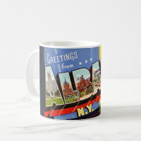 Tasse Rétro Albany New York