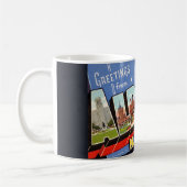 Tasse Rétro Albany New York (Gauche)