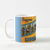 Tasse Rétro Brunswick Géorgie (Gauche)