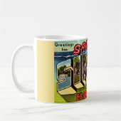 Tasse Rétro de l'Île St Simons (Gauche)