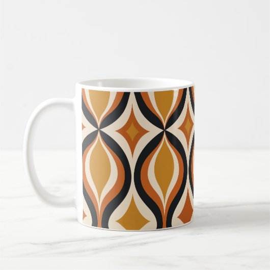 tasse Retro Golden Waves (Gauche)