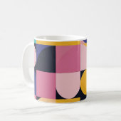 Tasse Rétro Pop Géométrie – Milieu de Siècle Color (Devant gauche)