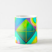 Tasse Rétro Pop Géométrie – Milieu de Siècle Color (Centre)