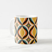 Tasse Rétro Vagues Dorées Après-Midi (Devant gauche)