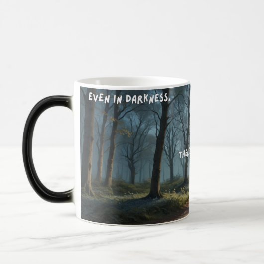 Tasse Révélation de Sentier de Forêt au Clair de L (Gauche)