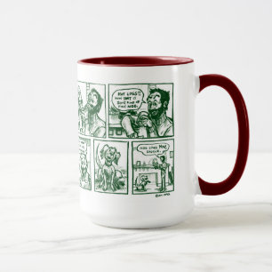 Tasse rêveuse 11-15oz de vacances de Noël
