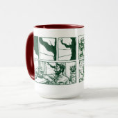 Tasse rêveuse 11-15oz de vacances de Noël (Devant gauche)