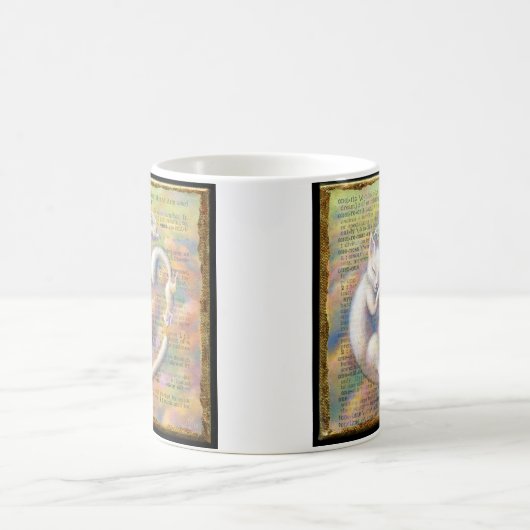 Tasse rêveuse de chat : Onirique (Centre)