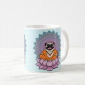Tasse riante de mandala de carlin (Devant droit)