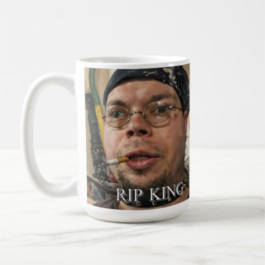 Tasse RIP KingCobraJFS – Internet gothique (Gauche)