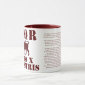 Tasse romaine célèbre de Taureau de la légion de (Centre)