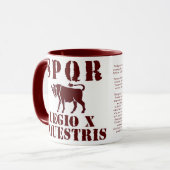 Tasse romaine célèbre de Taureau de la légion de (Devant gauche)