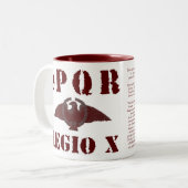 Tasse romaine célèbre d'Eagle de la légion de (Devant gauche)