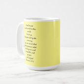 Tasse Romains 12:2 (Devant gauche)