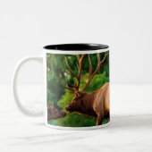 Tasse romantique d'élans (Gauche)