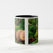 Tasse romantique d'élans (Centre)