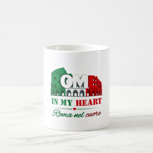 Tasse Rome dans mon cœur (Centre)
