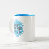 Tasse ronde est de tasse de café de logo de Parker (Devant gauche)