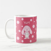 Tasse rosâtre de lapin (Gauche)