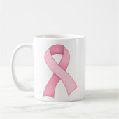 Tasse rose 0001 de ruban de conscience (Gauche)