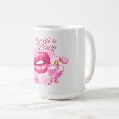 Tasse Rose Coquette Sweet & Sassy (Devant droit)