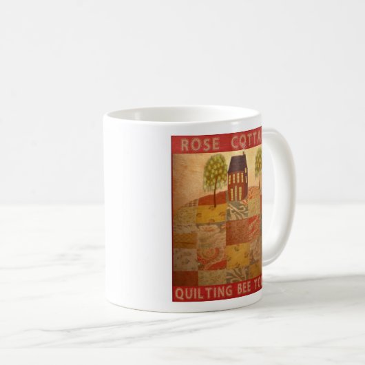 Tasse Rose Cottage Quilters (Devant droit)
