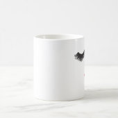 Tasse rose couleur pêche d'amour de MÈCHE et de (Centre)