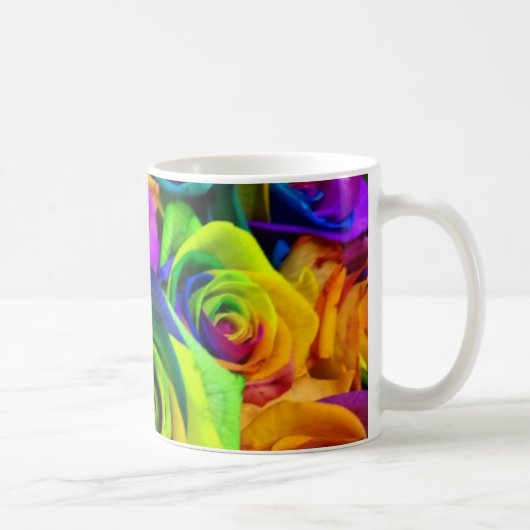 Tasse rose d'arc-en-ciel (Droite)